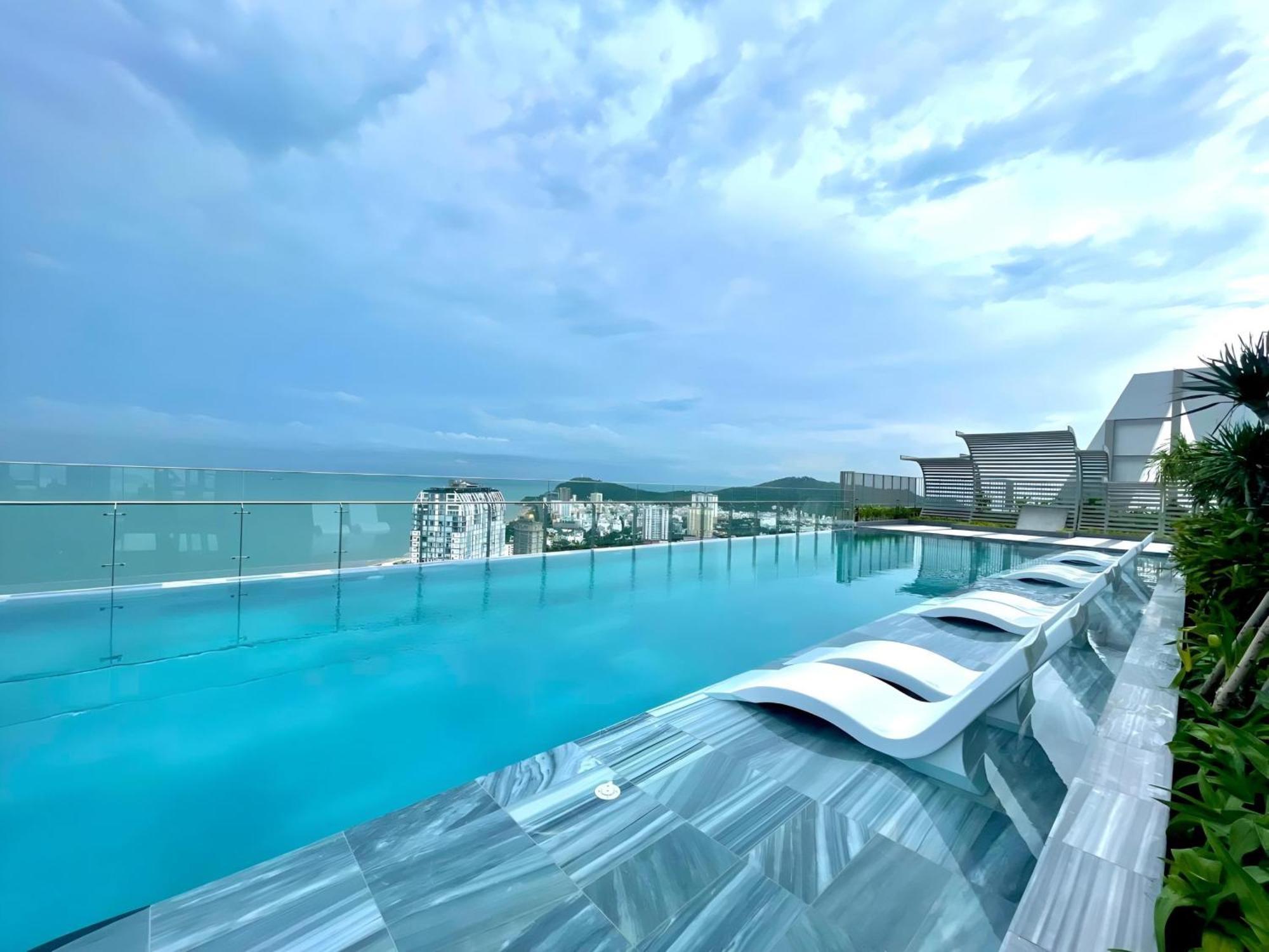 Infinity Pool Luxury Apartment The Song Vung Tau Bagian luar foto